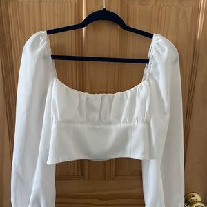 NWT Princess Polly White Top